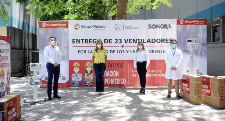 Recibe ventiladores en donación