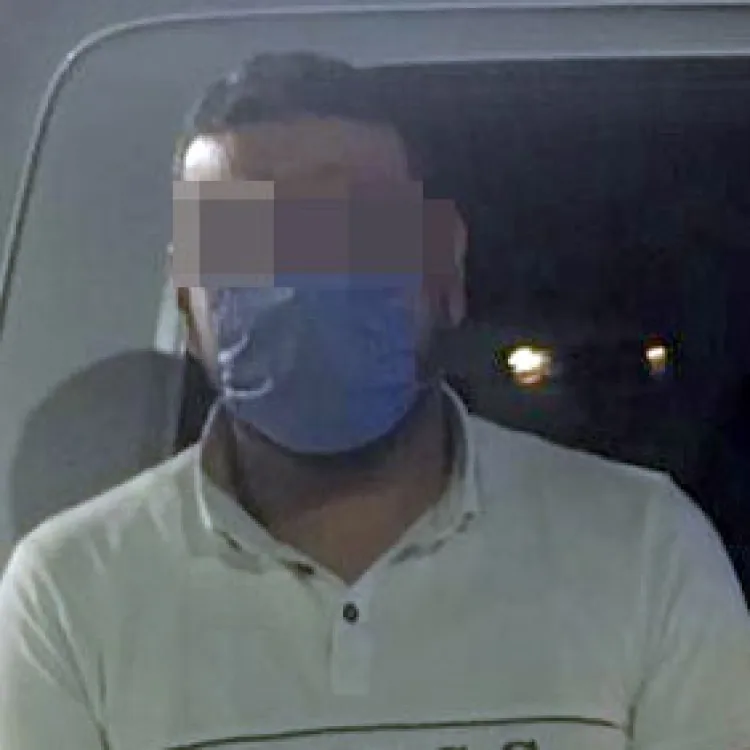 Incautan arma de fuego en garita