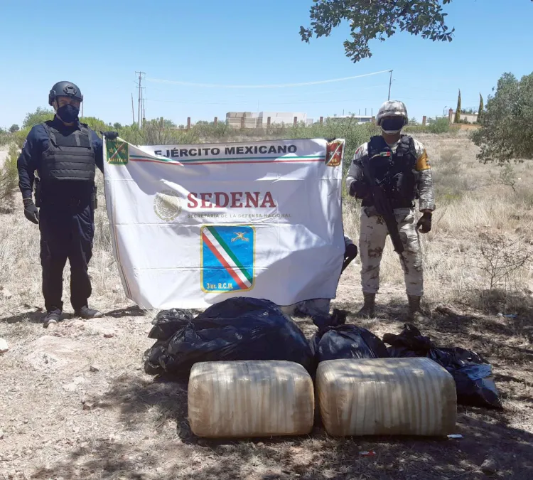 Aseguran 62 kilogramos de marihuana en Nogales