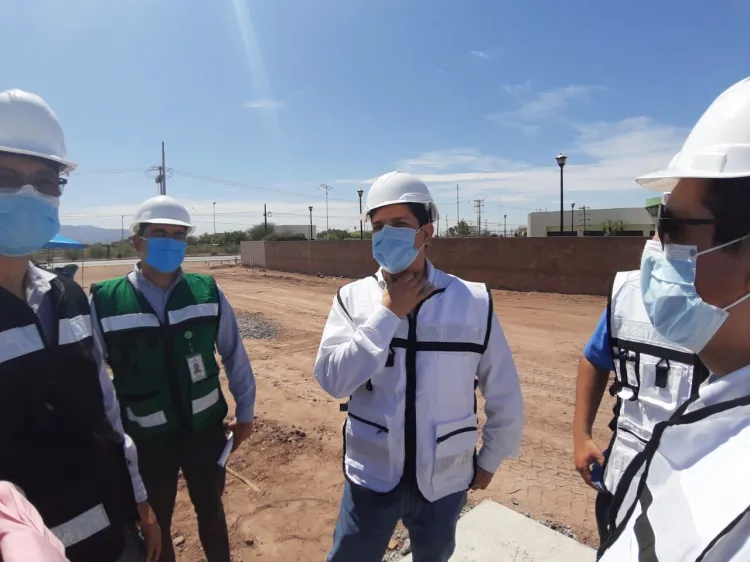 Construyen Módulo Covid en Cd. Obregón
