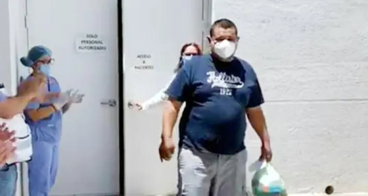 Se recupera paciente de Covid-19