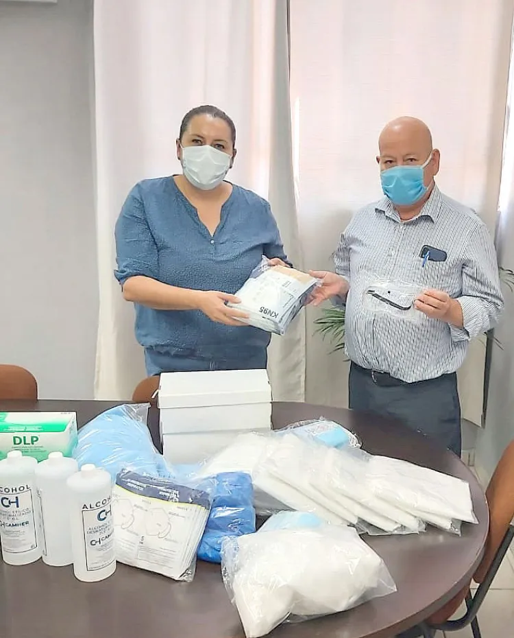 Recibe Itama equipo para protección