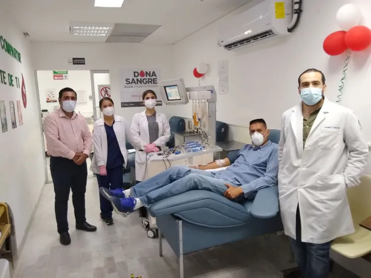 Continúan donaciones de plasma