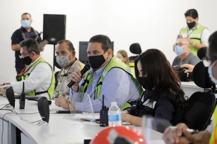 Realizan simulacro contra Covid-19