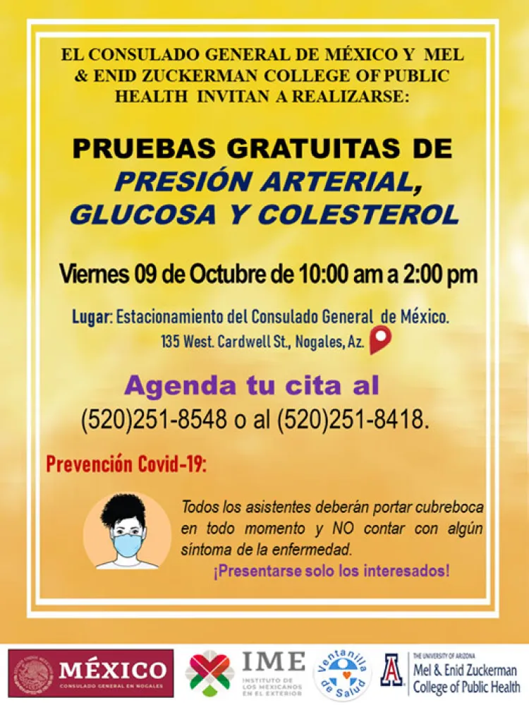 Instan a realizarse pruebas gratis de varias enfermedades