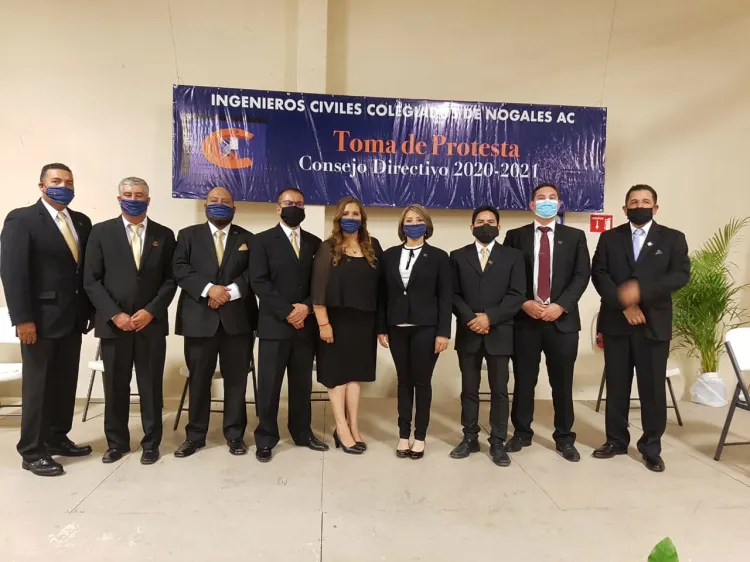 Confirman dirigencia de Colegio de Ingenieros