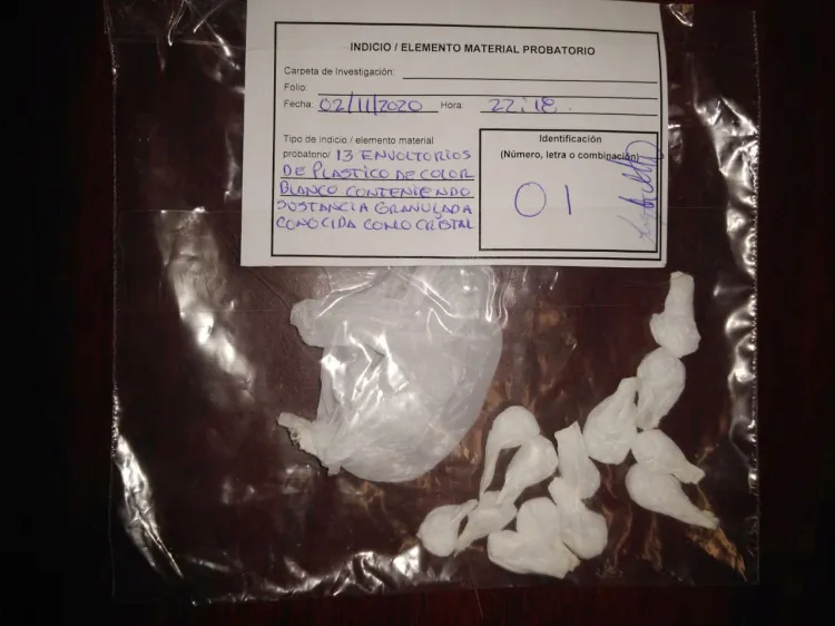 Detenido con droga en la vía pública