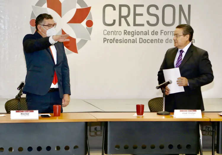 Toman protesta a Rector de Creson