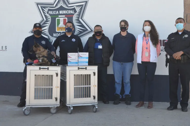 Recibe Policía Municipal donación