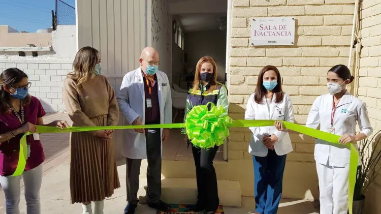 Inauguran sala de lactancia en albergue