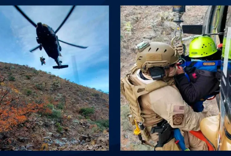 Rescata Patrulla Fronteriza a mujer migrante.