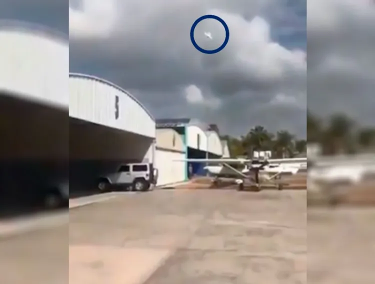 Así se desplomó avioneta de nieto del 'Señor de los Cielos'
