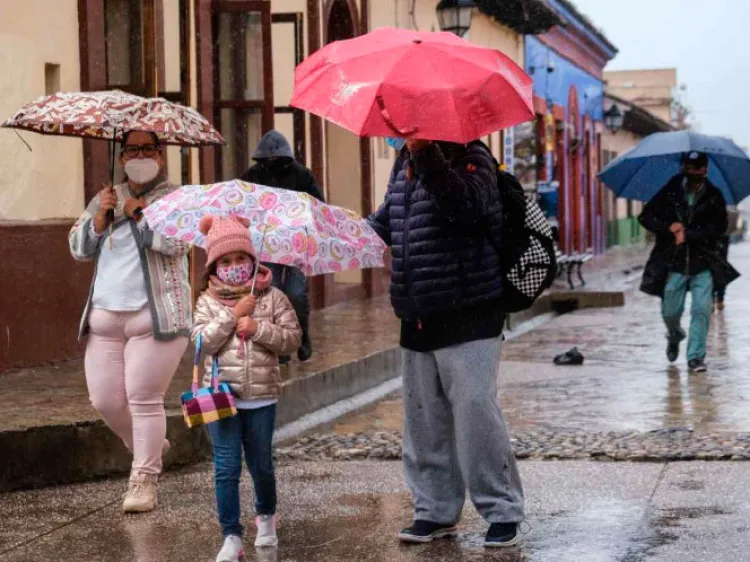 Por frente frío 35, alertan por lluvias muy fuertes en 7 estados