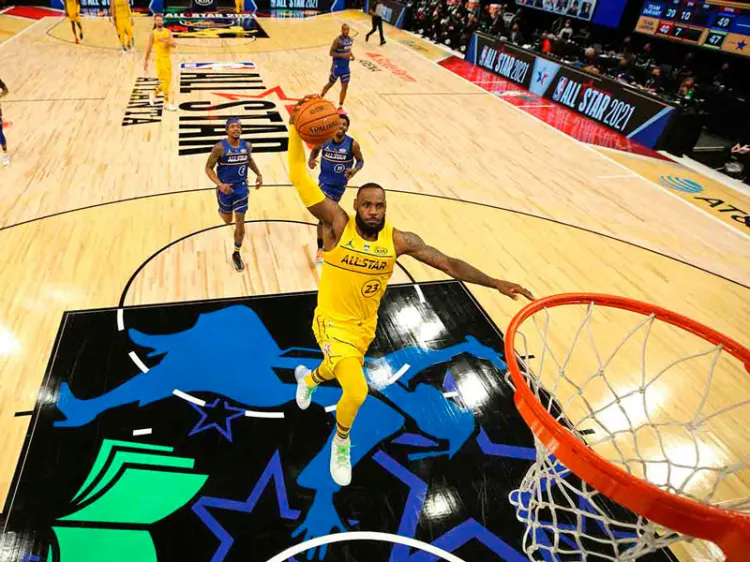 LeBron sigue mandando en el Juego de Estrellas
