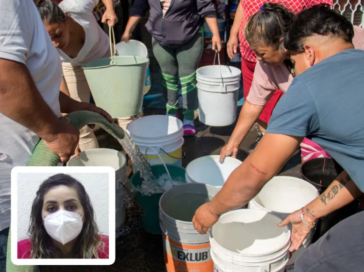 Crecen problemas por falta de agua
