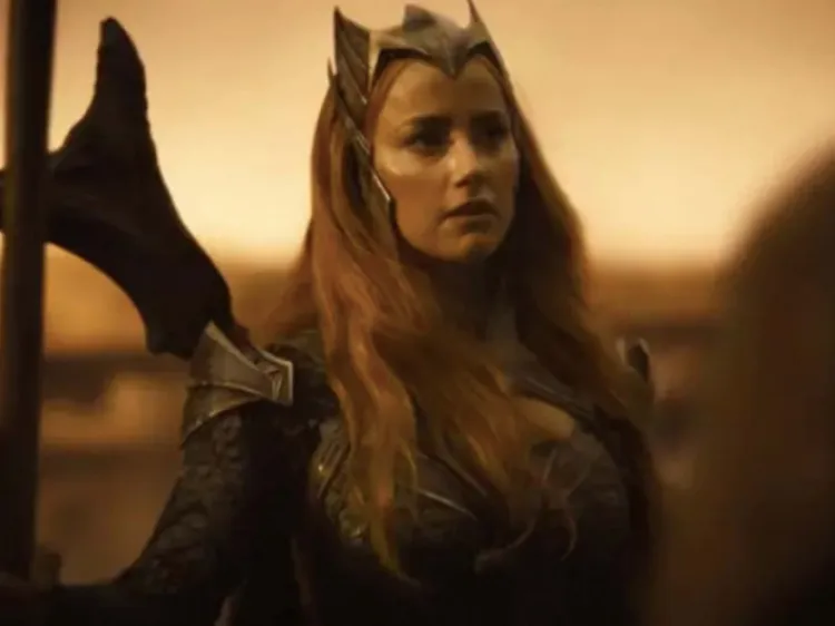 Amber Heard fue de lo más criticado en Liga de la Justicia de Snyder
