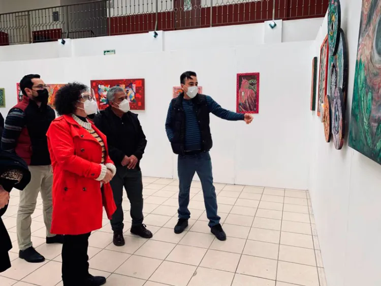 Mantienen exposición de artes plásticas de nogalense