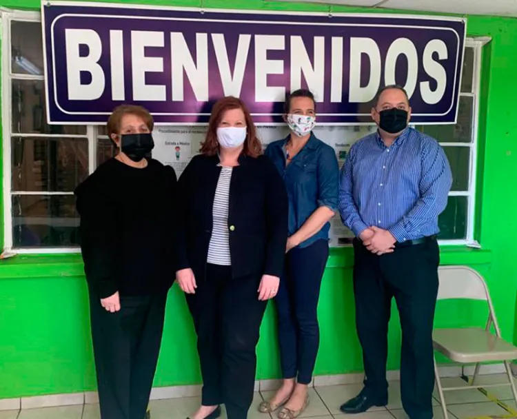 Visita Cónsul de EU albergue para migrantes