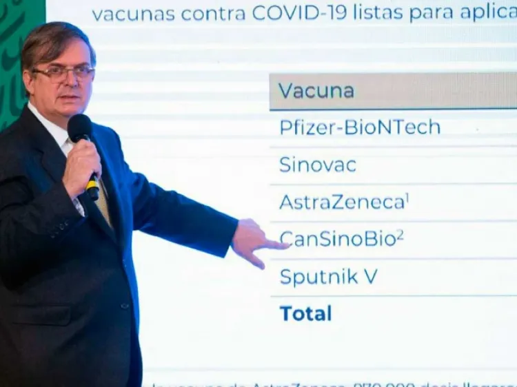 Buscan garantizar vacunas a México desde EU, Rusia, China e India