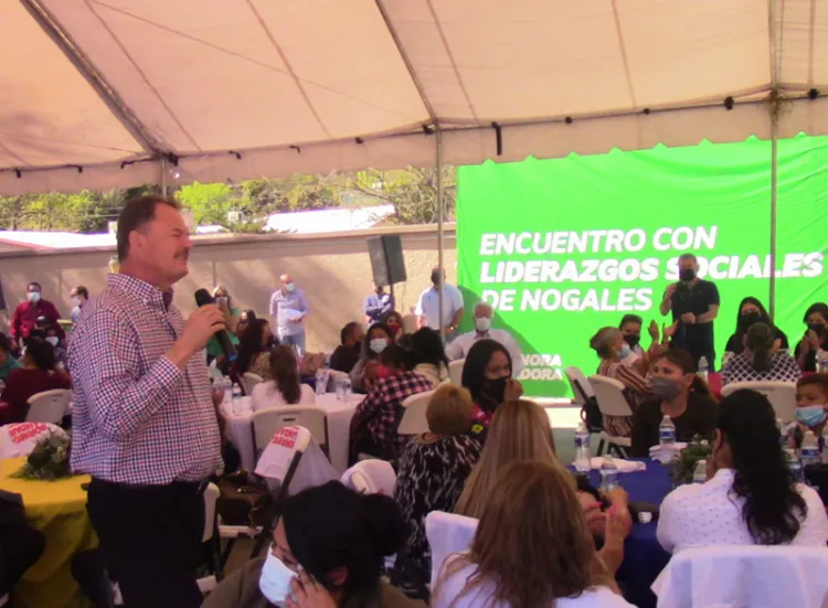 Refrenda ‘Borrego’ Gándara compromiso con nogalenses