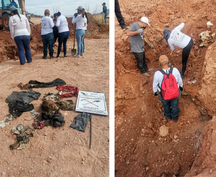 12 Hallazgos fosas Halla colectivo restos de tres personas en fosas clandestinas
