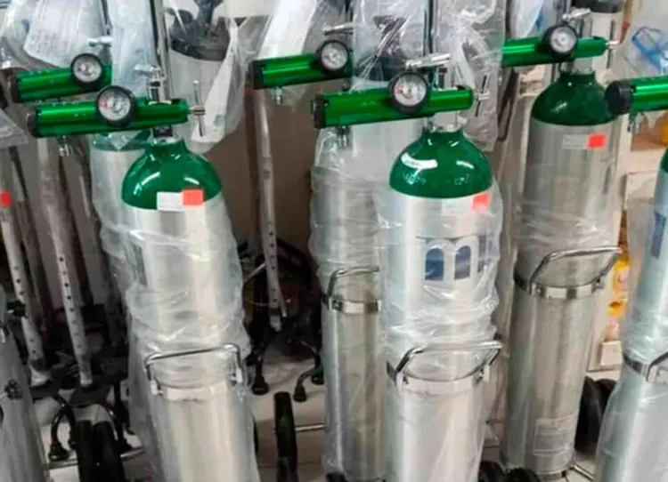 Disponen de tanques de oxígeno