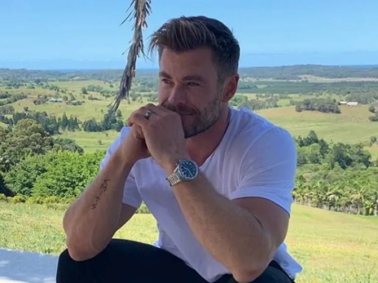 Chris Hemsworth presume nuevo look para Thor: Love and Thunder