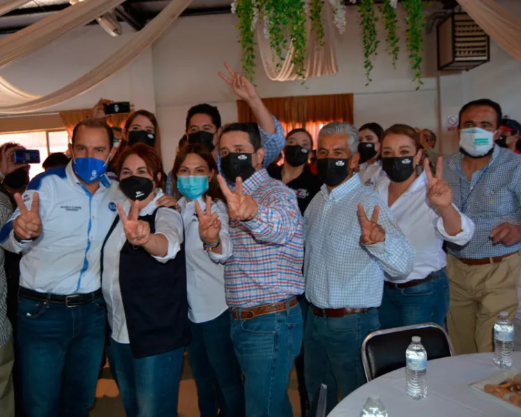 Reciben Amparano y Celina Noriega respaldo nacional