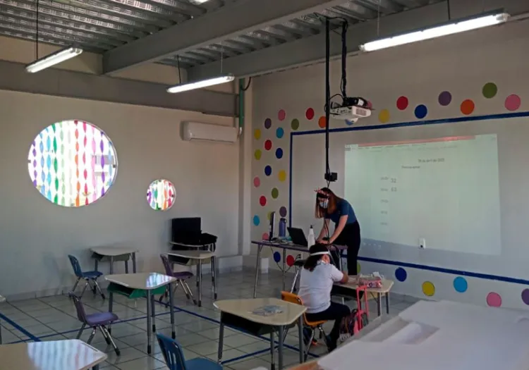 Colegios particulares de Hermosillo inician con modelo piloto de regreso a clases presenciales