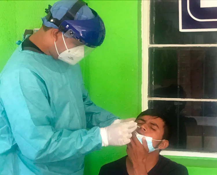 Realizan jornada de salud en albergue para migrantes