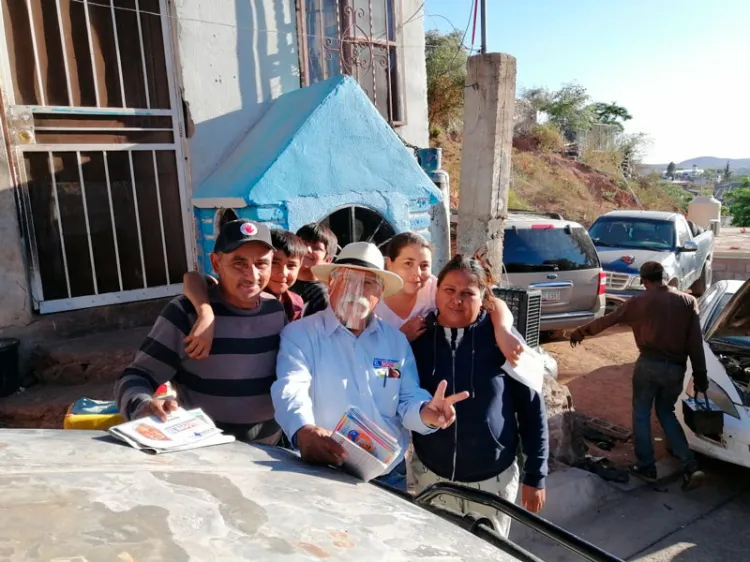 Recorre ‘El Bigotes’ colonias de Nogales