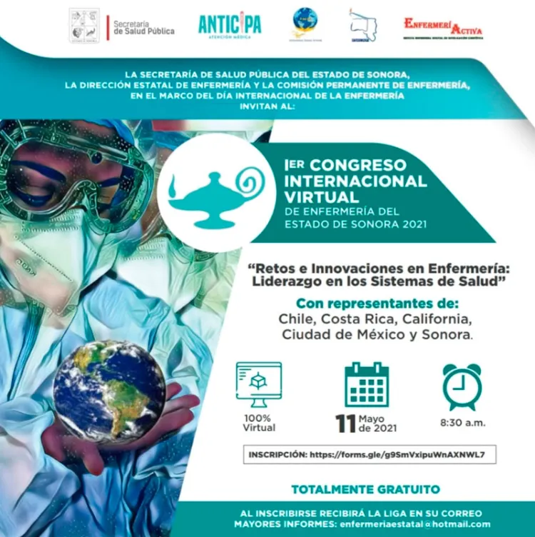 Realizará Salud congreso virtual de enfermería