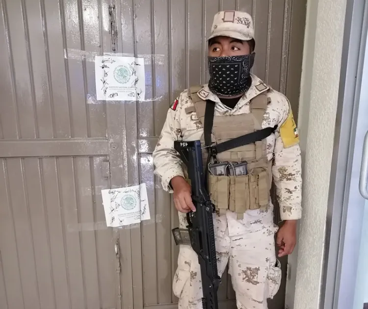 Bajo custodia militar boletas electorales