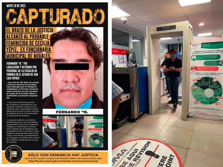 Cae presunto asesino de Cecilia Yépiz