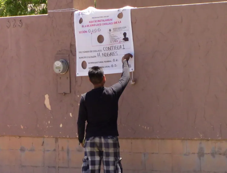 Instalan carteles para ubicar casillas