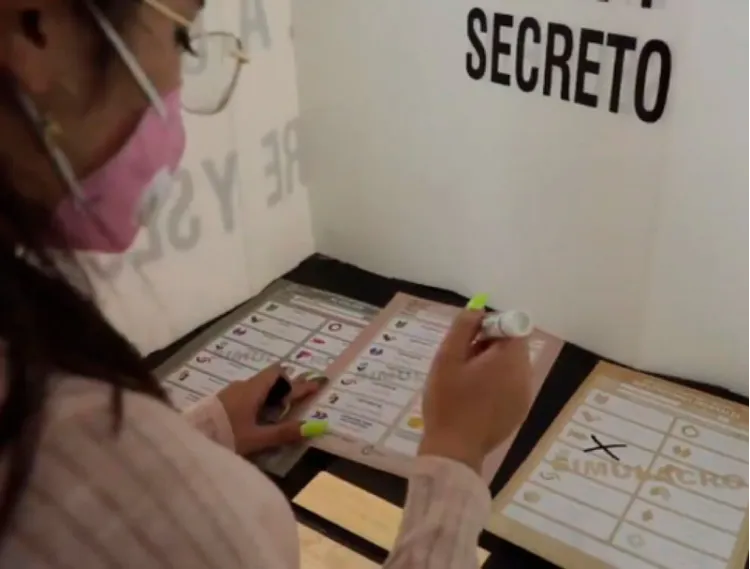 Instruyen como deben marcar boleta electoral