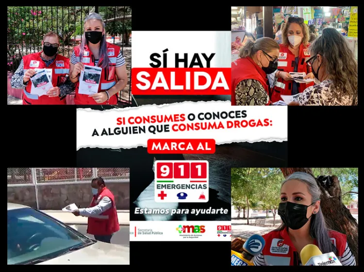 Brinda 9-1-1 Sonora apoyo por adicciones