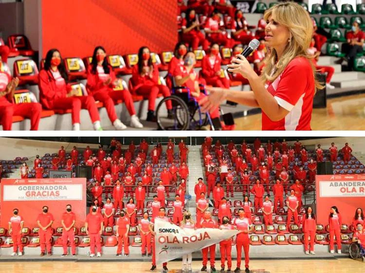 Abandera Gobernadora a Ola Roja