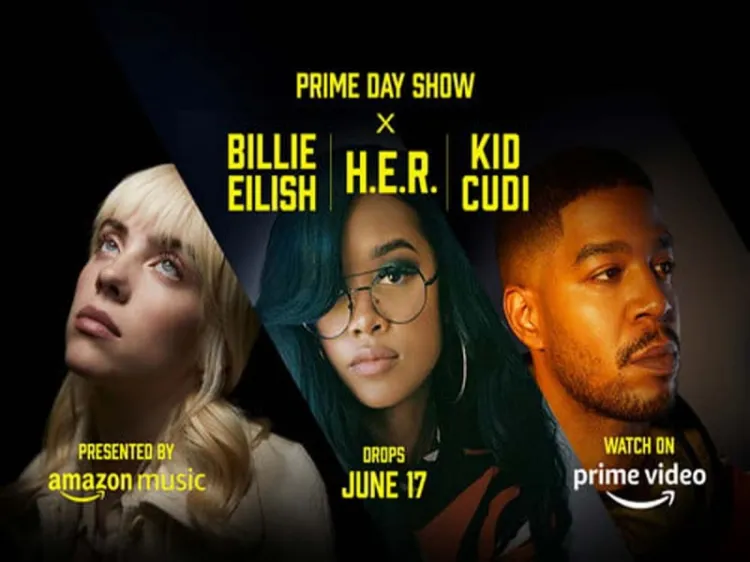 Mira aquí el tráiler de 'Prime Day Show' con Billie Eilish y H.E.R.