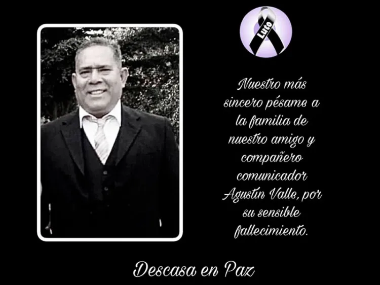 Pierde batalla Agustín Valle