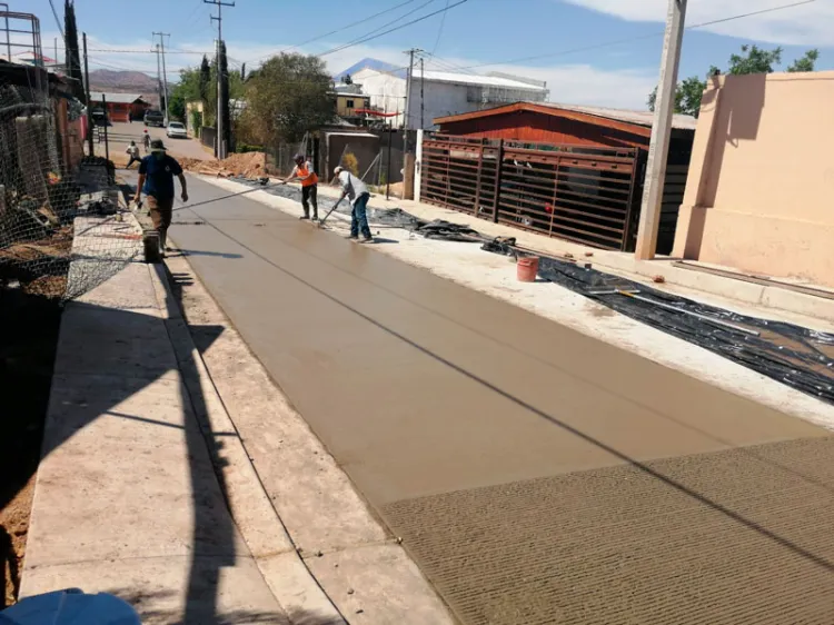 Culminan pavimentación en Lomas de Nogales 2