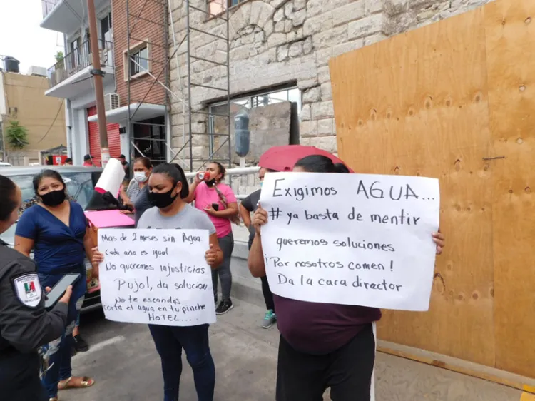 Exigen solución al desabasto de agua