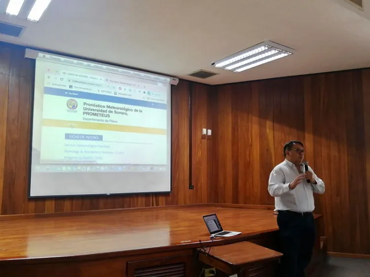 Presenta Unison herramienta de pronóstico meteorológico