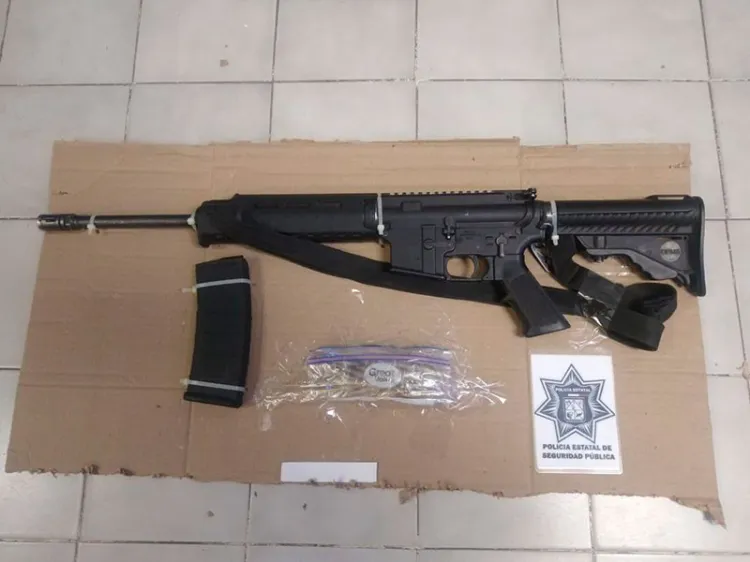 Saca PESP de calles drogas, armamento y a delincuentes