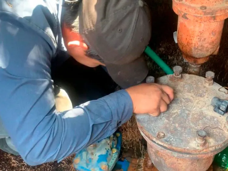 Dañan válvula de acceso en fraccionamiento Lomas del Sol