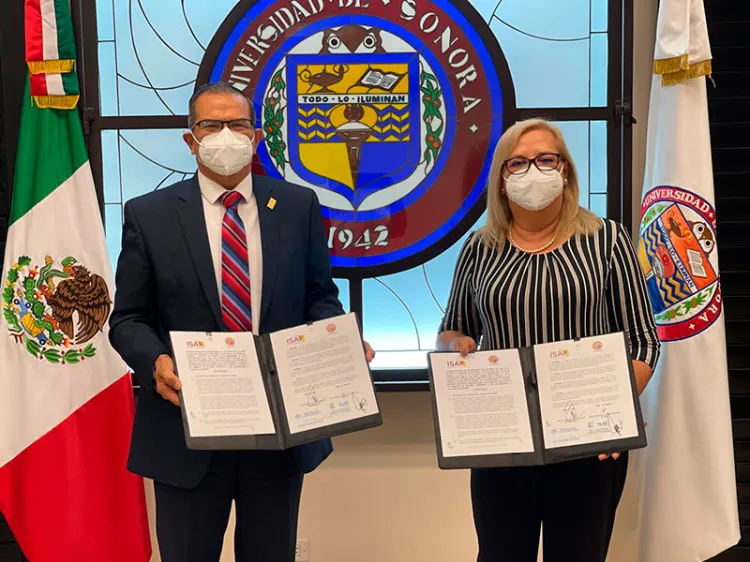 Firman convenio Unison e ISAF