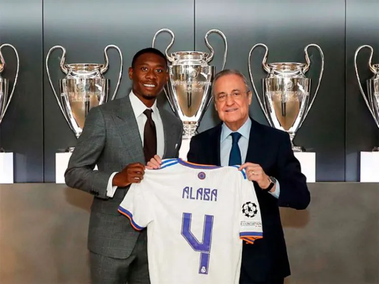 Alaba hereda el ‘4’ de Sergio Ramos