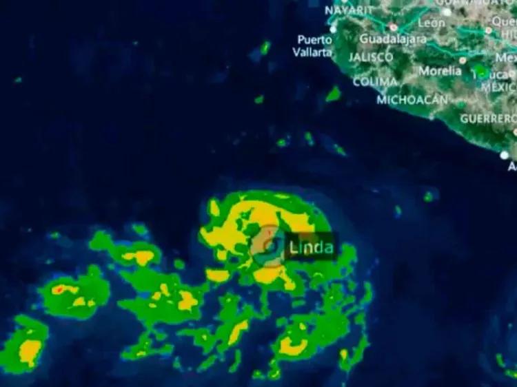 'Linda' ya es huracán en el Océano Pacífico