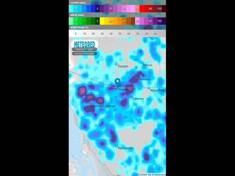 Alertan por efectos de “Nora”