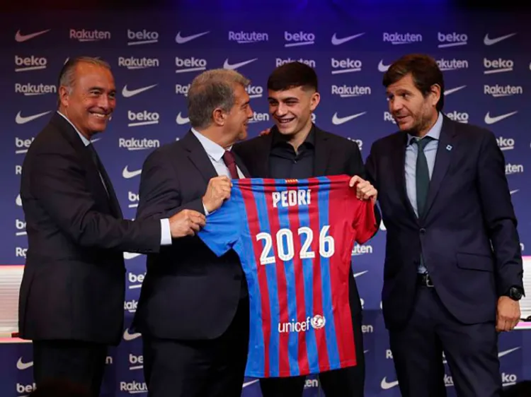 Los mil millones es lo que el Barcelona apuesta por Pedri